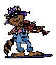 Hobo Joe the fiddlin racoon